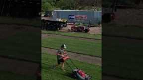 The Mowing You RARELY SEE #shorts
