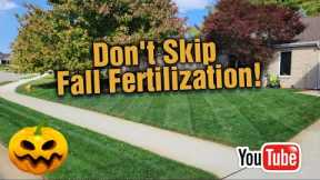 FALL FERTILIZER - The Secret To A Beautiful Lawn Year Round!