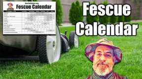 Fescue Lawn Calendar