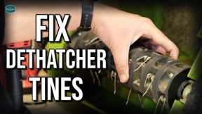 How To Fix Broken Greenworks Dethatcher Tines