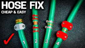 FIX ANY GARDEN HOSE in SECONDS - 3 EASY WAYS!