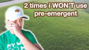 When & Why I Won't Use Pre-Emergent Weed Control in my Lawn // Pre New Construction Lawn Care Tips