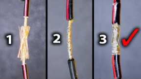 How to SOLDER WIRES TOGETHER - PRO TIPS for PERFECT CONNECTIONS