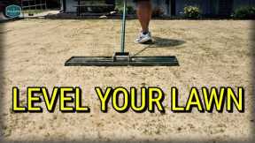 How To SMOOTH and LEVEL BUMPY Lawns