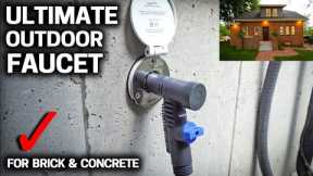 INSTALL/REPLACE YOUR OUTDOOR FAUCET in BRICK & CONCRETE with AQUOR