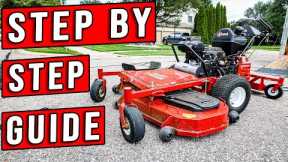 How To Operate A Walk Behind Mower (Step By Step Tutorial)