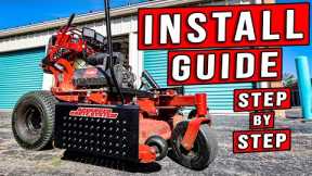 Installing The Ballard Advance Chute Blocker On A Stand On Mower (How To Guide)