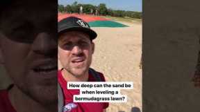Bermudagrass vs. Sand… Who ya got? ?