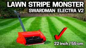 LOVE LAWN STRIPES? Swardman ELECTRA V2 Battery Reel Lawn Mower Review