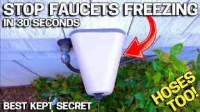 STOP Outdoor Faucets from Freezing & Hoses - Winterize the EASY WAY