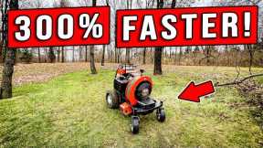 24 LABOR HOURS CHOPPED DOWN TO 8! (Let's Talk #'s) BillyGoat P2000 Leaf Blower