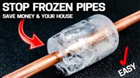 STOP PIPES FREEZING in your House or RV with HEAT TAPE