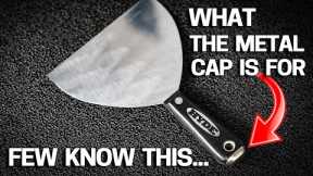 Few Know the 3 Uses for the Metal Cap on a Putty Knife  #shorts