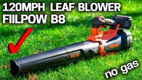 120MPH Cordless Leaf Blower TESTED - Fiilpow B8