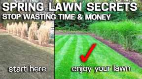 HOW I JUMPSTART MY LAWN IN SPRING - REVEALED!