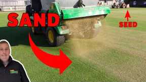 Why do they spread sand on greens