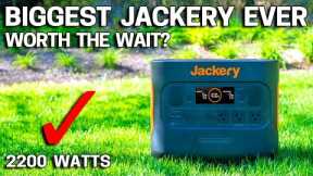 Jackery went BIG 2200 Watts! Explorer Pro 2000 Battery Generator & Power Station