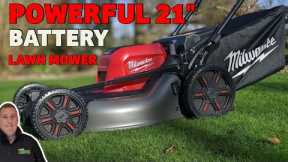 Milwaukee M18 Lawnmower | FAST and POWERFUL | We couldn't keep up with it
