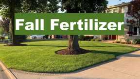 FALL FERTILIZER for a THICK GREEN LAWN