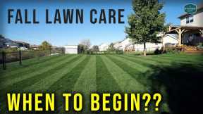 When To SEED and FERTILIZE Your Lawn In Fall?? + More Plot Updates