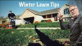 Fall Lawn Fertilizer // WINTERIZER and Late Fall Lawn Tips // ALL GRASS TYPES // Thrower' Down