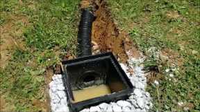 BEST DRAINAGE SOLUTION FOR YARDS DIY FRENCH DRAIN