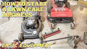 How To Start A Lawn Care Business  - Basic Equipment Needed For Lawn Care