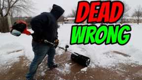 Worst Lawn Care Equipment For Snow Removal [ I Was Wrong ]