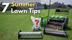 7 Lawn Care Tips for a GREEN Lawn this Summer