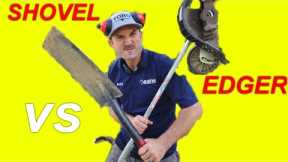 Steel Shovel VS Gas Powered Garden Bed Edger | For Edging Out Garden Beds | Which One Is Better ?