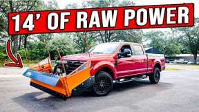 SnoPower F14 Snow Plow Never Seen Before UNTIL NOW!