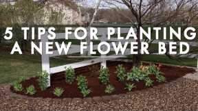5 Tips for Planting a New Flower Bed // Garden Answer