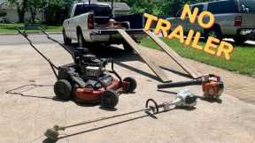 🍃 3-Tool LAWN Setup For $500 Work Days 💰 Solo Lawn Care Business Set-Up - Truck Bed w/ NO Trailer 🚛