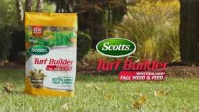 How Kill Lawn Weeds This Fall with Scotts® Turf Builder® WinterGuard® Fall Weed & Feed₃