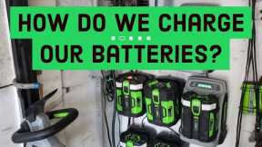 How do we charge our batteries? | ALL ELECTRIC LAWN CARE BUSINESS GUIDE
