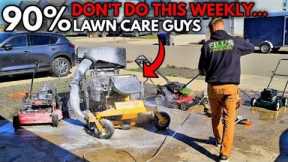 Lawn Care Equipment Maintenance [Weekly]