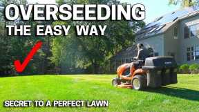 How to OVERSEED Your Lawn in FALL - Easy Way