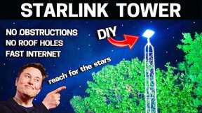 STARLINK Just Got FASTER - DIY Tower Install