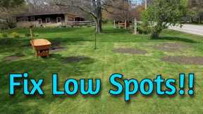 Fix Low Spots in Your Yard | Solve Scalping Problems
