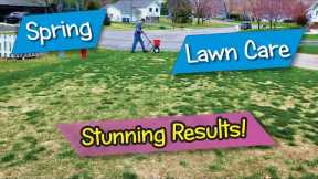 Spring Lawn Care Stunning Results