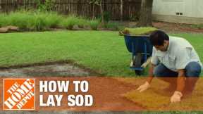 Laying Sod & How to Prepare Soil For Sod | The Home Depot