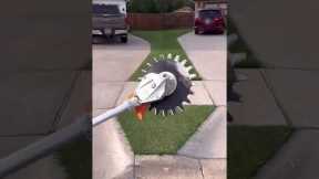 Are you edging mowing?