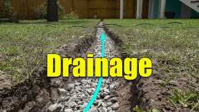 Lawn Drainage fixes - French Drains