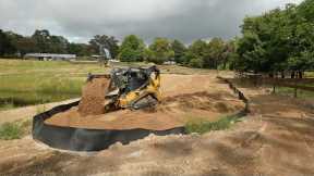 Installing The Sand Layer For My Backyard Golf Green and Irrigation