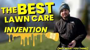 BEST Lawn Care Invention #budgetfriendly #lawncarenut #mustard #fungus #snowmold