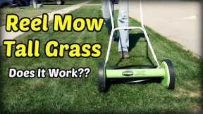Reel Mowing Tall Grass?