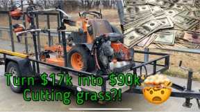 Profitable Lawn Care Setup that made me $90,000 first year in business. #scag
