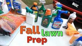 Fall lawn prep / September going into October Bermudagrass