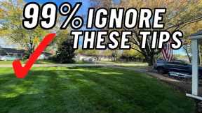 I regret not understanding these tips about lawn care