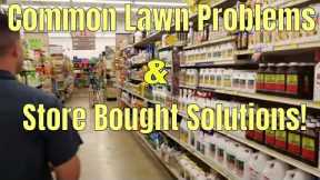 DIY How To fix common lawn problems with store bought solutions. 5 common lawn problems & solutions